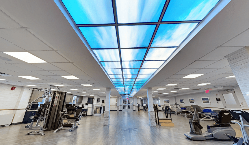 Virtual Tour of Assisted Living Rehab Gym by Virtualtech Design