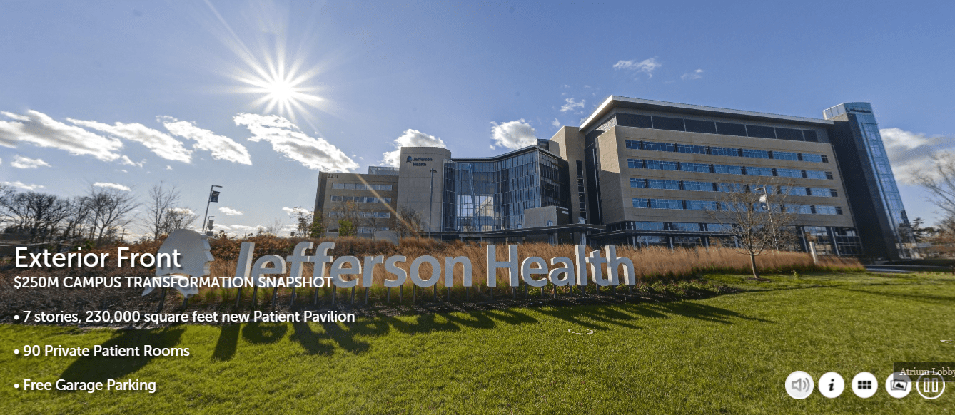 Virtual Tour of Jefferson Hospital